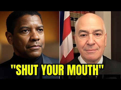 Judge Anthoney Terenga Attempts to Jail Denzel Washington   5 Minutes Later, He Regrets It Deeply!