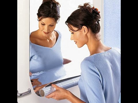 Self-Adhesive Plastic Flexible Mirror Wall Sticker Mirror (Non-Glass) Unbreakable Plastic Sheet