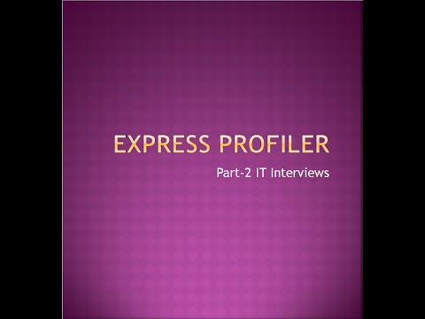 Express Profiler Part2 (Filters)