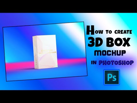 3D Box Mockup In Photoshop ( Media manager's contract )| BrainTech|