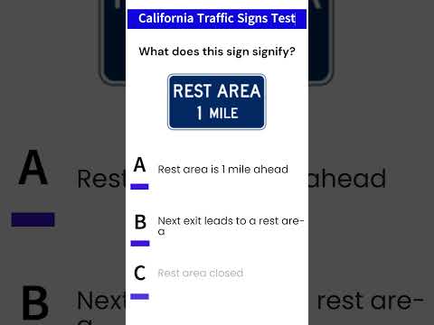 DMV Practice Test 2024 #shorts  #dmvwrittentest  #california