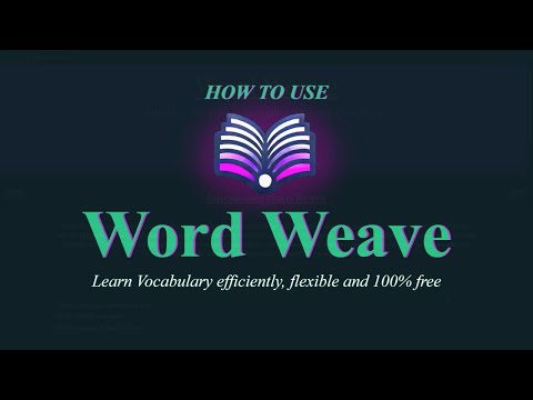 How to use Word Weave