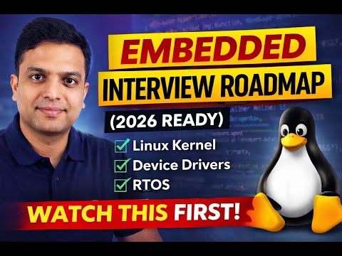📌 Embedded Systems Interview Preparation Roadmap