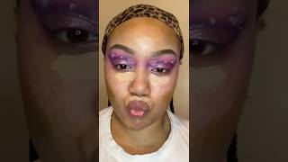 TT’s Tutorials are back!💜 #makeuptutorial #makeup #shorts #purple #braids #makeupinspo
