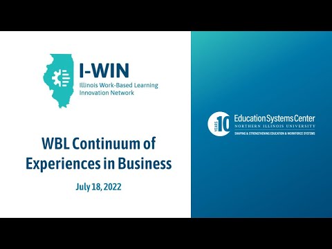 WBL Continuum of Experiences in Business