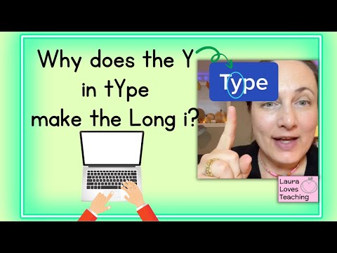 Why does the Y in tYpe say long i?