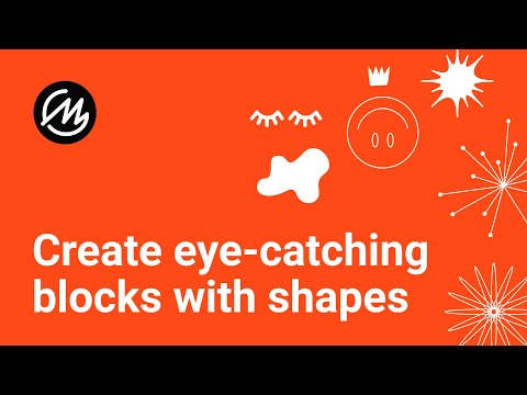Adding shapes to icon and image blocks