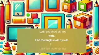 The Rectangle Song! Learn Shapes for Kids | Nursery Rhyme 🚪📚 #ShapesForKids #PreschoolLearning