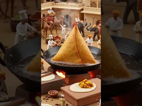Woow Samosa 😋 l #food #minifood #miniaturecooking #shorts