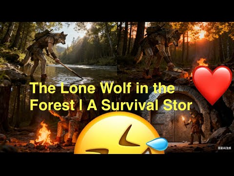 The Lone Wolf in the Forest | A Survival Story