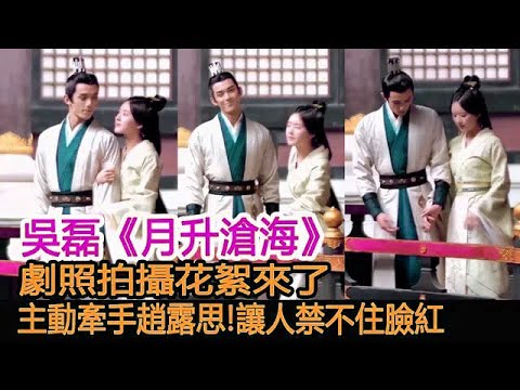 吳磊《月升滄海》劇照拍攝花絮來了，主動牽手趙露思！讓人禁不住臉紅!︱星漢燦爛︱趙露思︱凌不疑︱月升滄海︱吳磊#追劇工廠