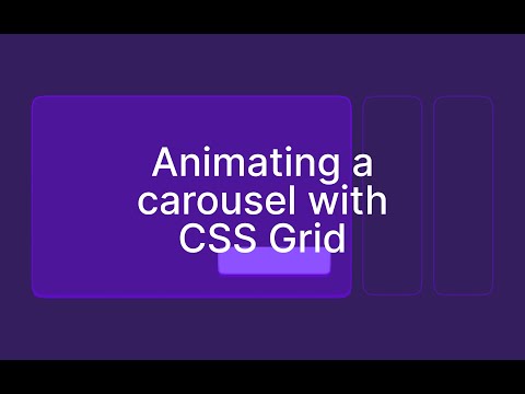 Making This Carousel By Animating CSS Grid Layouts And Using the :has() selector