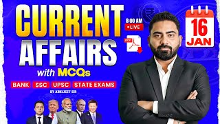 16 January 2026 Current Affairs | Daily Current Affairs | Current Affairs Today | Abhijeet Sir