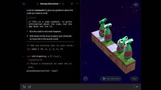 Storing Information - Swift Playgrounds - Learn to Code 2