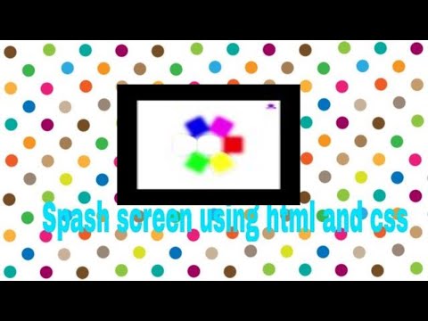 Splash+screen+animation+html+css+animation || online tutor
