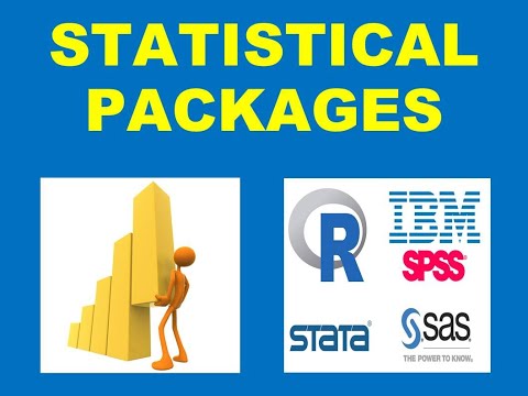 Statistical Packages || Your own Education Track