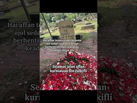 AFFAN KURNIAWAN‼️ KORBAN PENBRKN POLISI DI MAKAMKAN DI TPU KARET