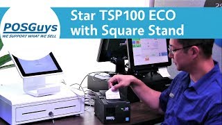 Using the Star TSP100ECO Receipt Printer with the Square Stand - POSGuys.com