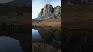 Serenity Overlooking Majestic Mountains and Tranquil Lake | Aerial Drone Shot