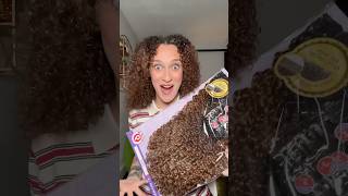 TRYING LONG CURLY HAIR EXTENSIONS!! #curlyhair #grwm