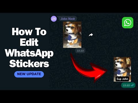 How To Edit Whatsapp Stickers | New Update