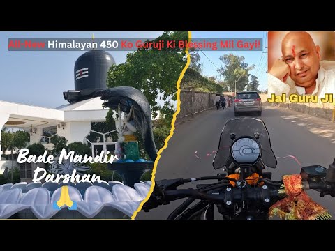 Divine Destination: First Ride to Guru Ji Bade Mandir on My Himalayan 450 l Jai Guru Ji🙏