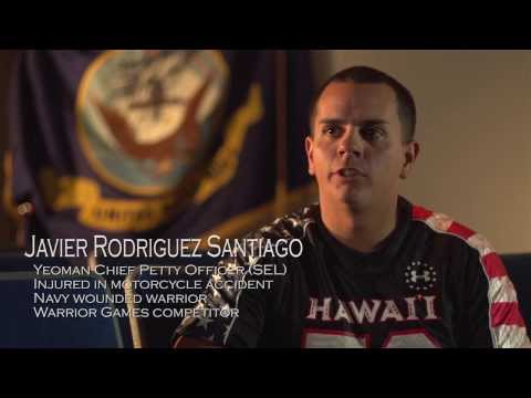 Navy Wounded Warrior-YNC Javier Rodriguez Santiago