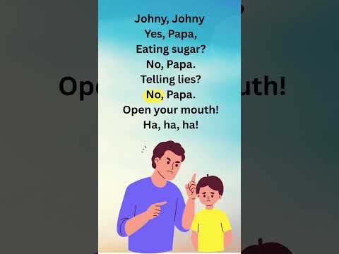 Johny Johny Yes Papa poem | johny jonhy song | Nursery Rhymes | Poem