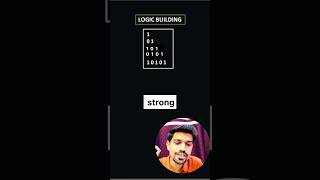 Logic Building Pattern   #datastructures #dsa #programming #share #reels #interview #ai