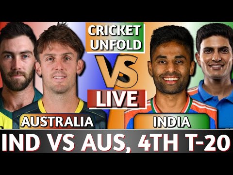 India vs Australia Live Match Today, 4th T20I Match  | IND vs AUS Live Cricket Score, 2nd INNS