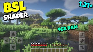 BSL Shader For Minecraft PE 1.21+ | Best Shader For MCPE 1.21.72+ | Low End Device 3GB 4GB 