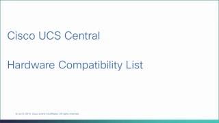 Hardware Compatibility List