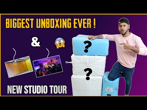 O Yes 😂 My Biggest Unboxing Ever 😍 | My New Studio Tour 2022 | The Biggest Unboxing