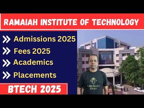 Ramaiah Institute Of Technology Bangalore | MSRIT | Placements | Fees | Comedk |