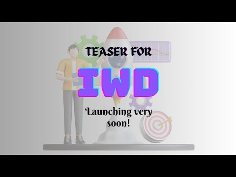 Launching very soon!🚀🔜 IWD website... #launching #website