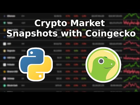 Take a Crypto Market Snapshot with Python and Coingecko
