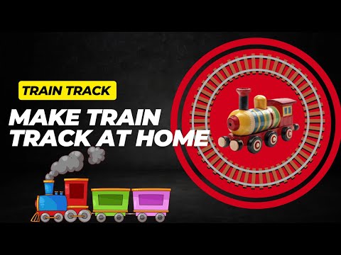 Building Train Track | Train Track Making At Home | Train Track 🚂