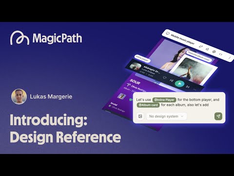 How to use Design Reference in MagicPath