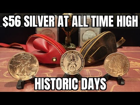 Silver price at all time high $56. 😱🥰