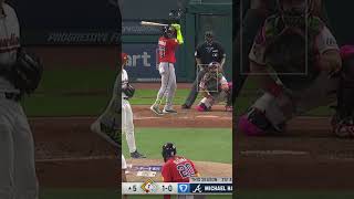 Michael Harris homers with a Curious George bat 🐵 #mlb #baseball #braves #curiousgeorge