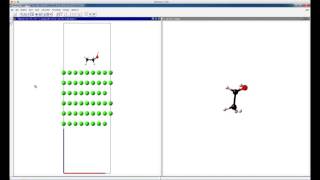 03.03 MedeA's Bulk Phase Builder Tutorials 03 How to Combine Surfaces with Gas Phase Molecules