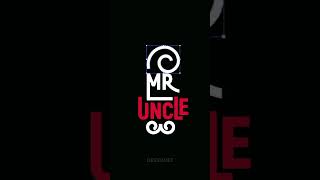 Mr Uncle Logo #edit #howtocreatelogodesign #logo