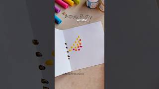 Butterfly dot painting 🤯🦋 #shorts #painting #paintingeasy #dotpainting #creative #diy #art #drawing