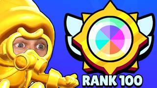 How I Pushed My First RANK 100 Brawler in Brawl Stars!