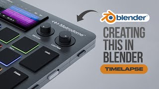 Making an MPC in Blender 3D | Timelapse video