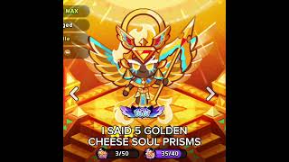 Im getting everything but gcc soulprisms 😓 #cookierunkingdom #luck #crk #gcc #goldencheesecookie