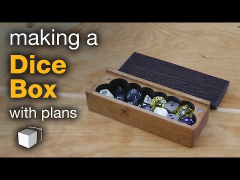 Making a Dice Box for Gaming - with plans