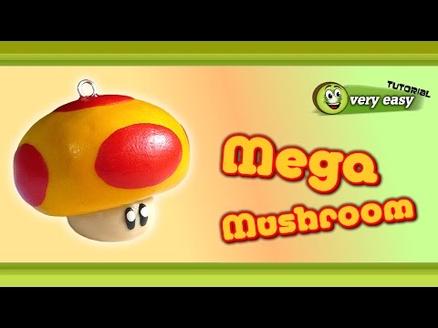 Polymer Clay Fimo - Mega Mushroom - *very easy Tutorial*