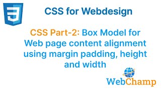 CSS part 2 Mastering CSS Box Model: Margin, Padding, Width, and Height for Webpage Design