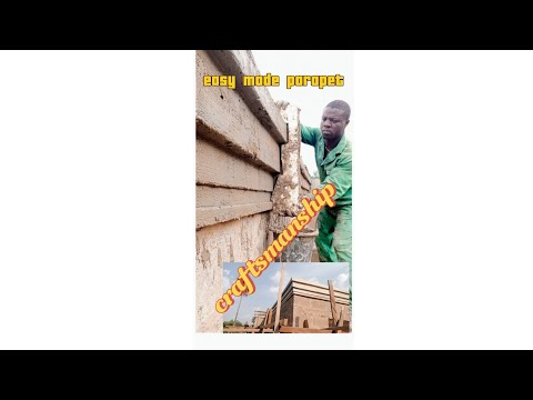 man make the most affordable parapet facial #viral #creativity #construction #canadaconsultant